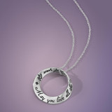 May You Live All The Days Sterling Silver Necklace - Inspirational Jewelry Photo
