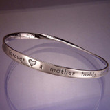 Hearts Forever Sterling Silver Bracelet - Inspirational Jewelry Photo