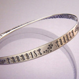 Paradise Enough Sterling Silver Bracelet - Inspirational Jewelry Photo