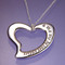 My Whole Heart Sterling Silver Necklace - Inspirational Jewelry Photo