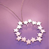 Wish Upon A Star Sterling Silver Necklace - Inspirational Jewelry Photo