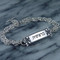 B'reshit Sterling Silver Bracelet - Inspirational Jewelry Photo