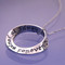 Yours Forever Sterling Silver Necklace - Inspirational Jewelry Photo
