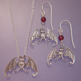 Bat Sterling Silver Earrings - Inspirational Jewelry Photo
