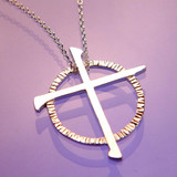 Celtic Cross Sterling Silver Necklace - Inspirational Jewelry Photo