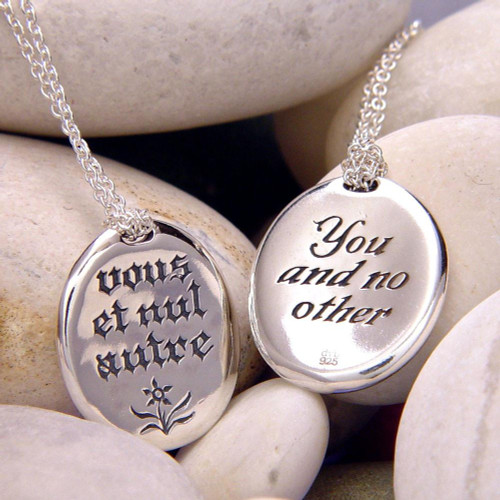 You And No Other Sterling Silver Necklace - Inspirational Jewelry Photo