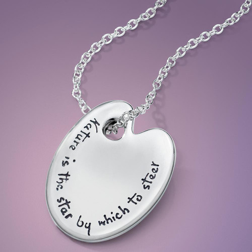 Thomas Cole Palette Sterling Silver Necklace - Inspirational Jewelry Photo