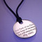 Adoption Poem Sterling Silver Necklace - Inspirational Jewelry Photo