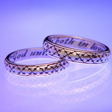 English: Unite In Love Sterling Silver Ring - Inspirational Jewelry Photo