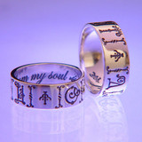 Russian: From My Soul Sterling Silver Ring - Inspirational Jewelry Photo