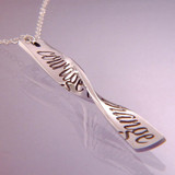 Courage To Change Sterling Silver Necklace - Inspirational Jewelry Photo