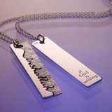 Inshallah Sterling Silver Necklace - Inspirational Jewelry Photo