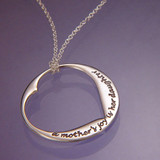 A Mother's Joy Sterling Silver Necklace - Inspirational Jewelry Photo