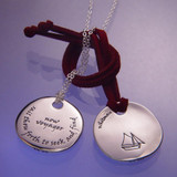 Seek And Find Sterling Silver Necklace - Inspirational Jewelry Photo