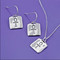 Ankh Sterling Silver Earrings - Inspirational Jewelry Photo