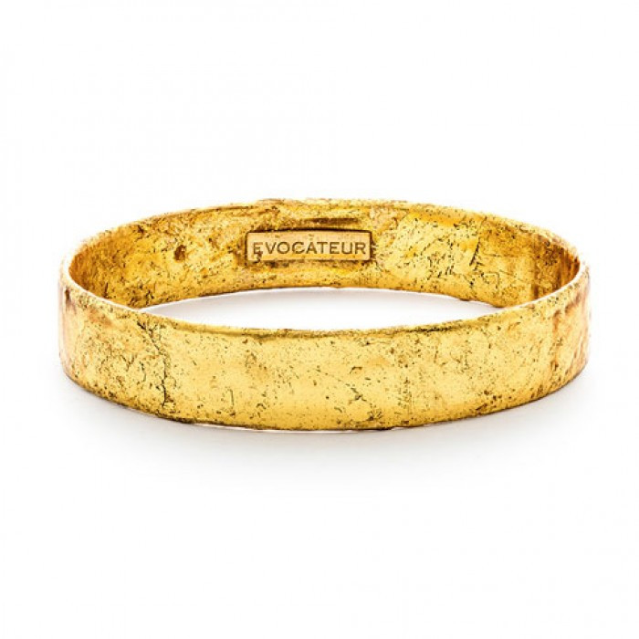 22K Gold Leaf Bangle - Museum Jewelry