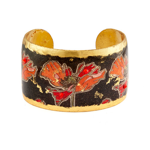 Art Deco Poppies Cuff - Museum Jewelry - Museum Company Photo