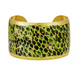 Snakeskin Green Cuff -1.5 in - Museum Jewelry - Museum Company Photo