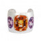 Citrine and Amethyst Cuff - Silver - Museum Jewelry - Museum Company Photo
