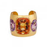 Citrine and Amethyst Cuff - Museum Jewelry - Museum Company Photo