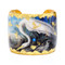 Great Egret Blue Cuff - Museum Jewelry - Museum Company Photo