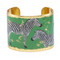 Zebra Dreams Cuff - Green - Museum Jewelry - Museum Company Photo