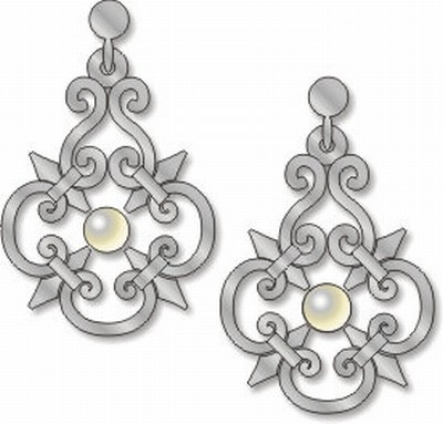 Grill Work Earrings - Guggenheim House, Italy - Photo Museum Store Company