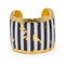 Black & White Stripes Cuff - Museum Jewelry - Museum Company Photo