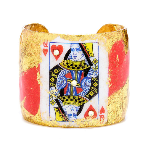 Queen of Hearts Cuff - Gold - Museum Jewelry - Museum Company Photo