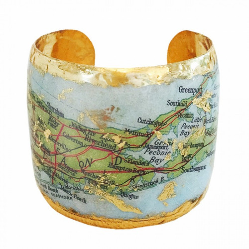 Long Island Map Cuff - Museum Jewelry - Museum Company Photo