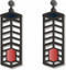 Robie House Earrings  - Frank Lloyd Wright - Photo Museum Store Company