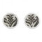 Zebra Silver Stud Earrings - 1" - Museum Jewelry - Museum Company Photo