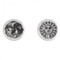 Sun and Moon Stud Earrings Silver - 0.75" - Museum Jewelry - Museum Company Photo