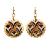 Papyrus Disc Earrings - Museum Jewelry - Museum Company Photo
