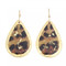 Leopard Small Teardrop Earrings - Museum Jewelry - Museum Company Photo
