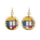 Mondrian Disc Earrings - Museum Jewelry - Museum Company Photo