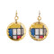 Mondrian Disc Earrings - Museum Jewelry - Museum Company Photo