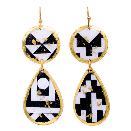 Geometry Mini Teardrop Earrings - Museum Jewelry - Museum Company Photo