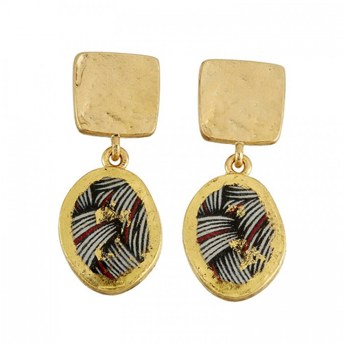 Braided Double Drop Earrings - Museum Jewelry - Museum Company Photo