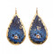 Blue Clam Teardrop Earrings - Museum Jewelry - Museum Company Photo