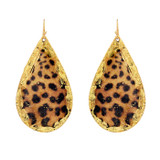 Leopard Teardrop Earrings - Museum Jewelry - Museum Company Photo