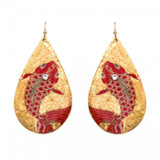 Goldfish Teardrop Earrings - Museum Jewelry - Museum Company Photo