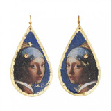 Girl with a Pearl Earring Teardrop Earrings - Museum Jewelry - Museum Company Photo