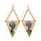 Catacombs Skeleton Earrings Gold - Museum Jewelry - Museum Company Photo