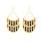 Black & White Double Crescent Earrings - Museum Jewelry - Museum Company Photo
