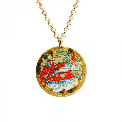 Evocative Travels New York Pendant - Museum Jewelry - Museum Company Photo