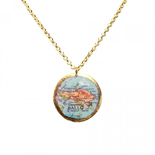 Bali Map Pendant - Museum Jewelry - Museum Company Photo