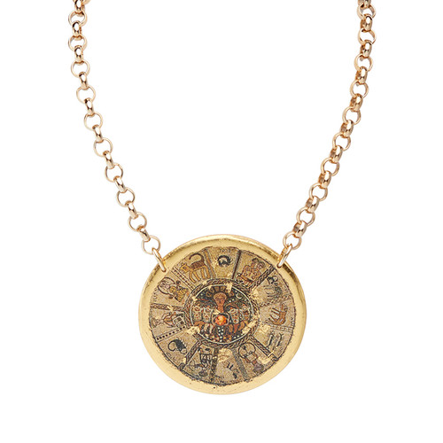 Bet Aleph Zodiac Pendant - Museum Jewelry - Museum Company Photo