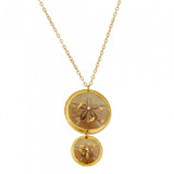 Sand Dollar Double Drop Necklace - Museum Jewelry - Museum Company Photo