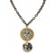 Sun & Moon Double Disc Necklace w/Gun Metal Chain - Museum Jewelry - Museum Company Photo